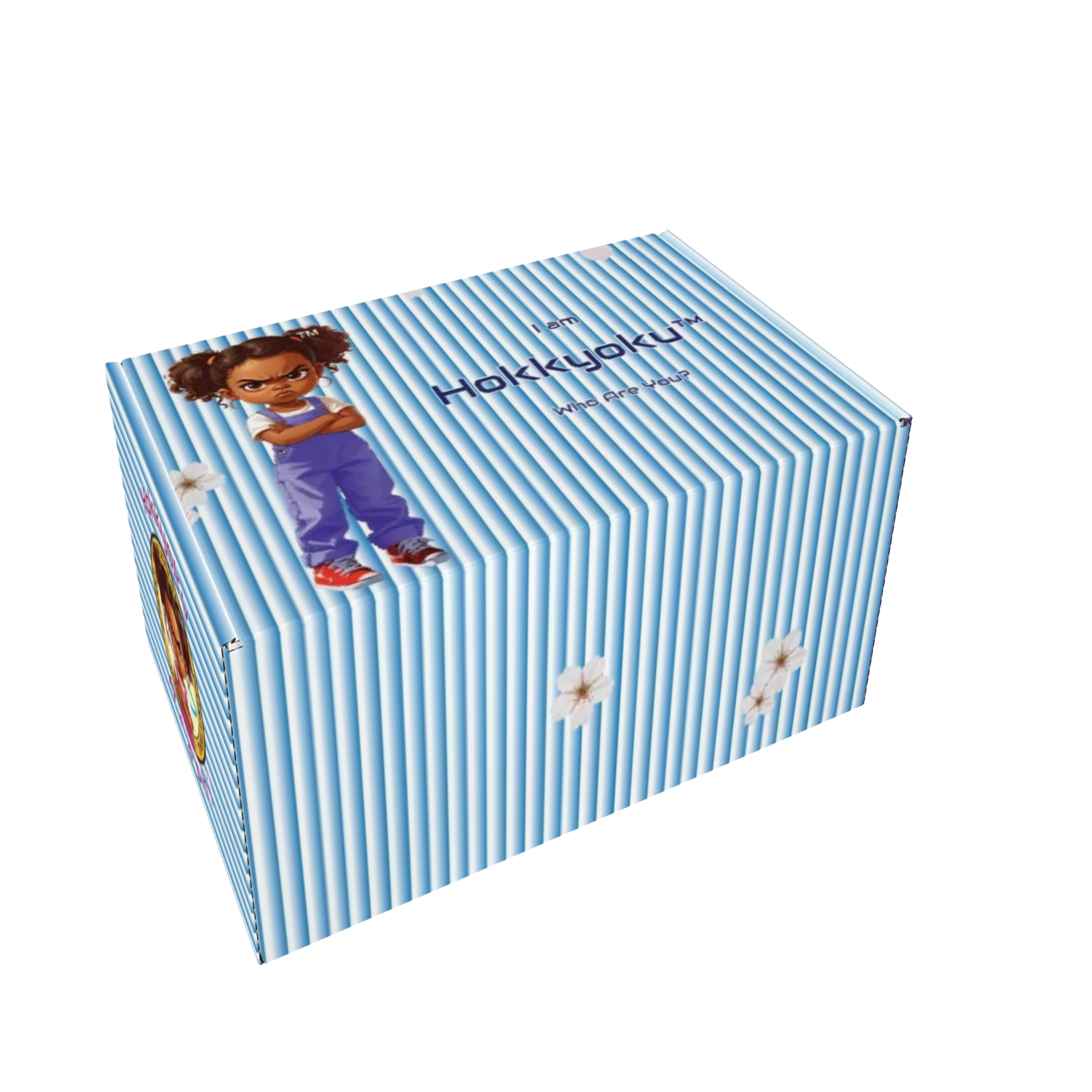 Hokkyoku Arashi™ SHENANIGANS Family Playing Cards & Game™ — Case of 25, blue and white striped branded box featuring Hokkyoku and cherry blossom accents. 

Copyright ©2026. Hokkyoku Arashi™ — All Rights Reserved. 

HokkyokuArashi.com