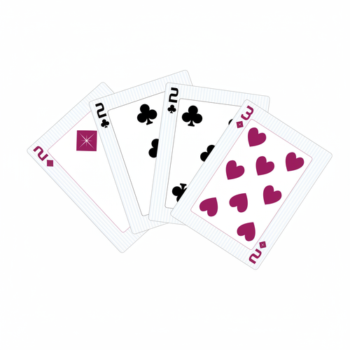 Hokkyoku Arashi™ SHENANIGANS Family Playing Cards, elegant fan spread of custom cards. Copyright ©2026. Hokkyoku Arashi™ — All Rights Reserved. HokkyokuArashi.com